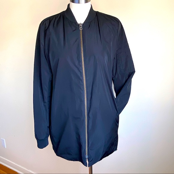 Twik Long Bomber Jacket - Picture 1 of 7